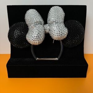 Disney 60th Minnie Mouse Ears Swarovski Headband Arribas Tiara Crystal - LE
